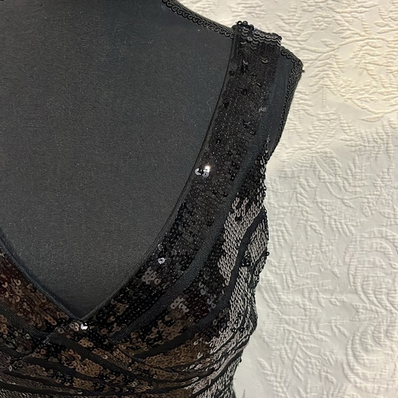 JS Collections sequin and mesh dress, size 8, NWOT - Picture 4 of 16